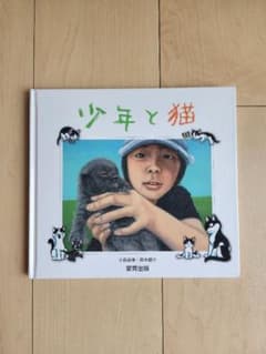 【美品】少年と猫 絵本 愛育出版のサムネイル
