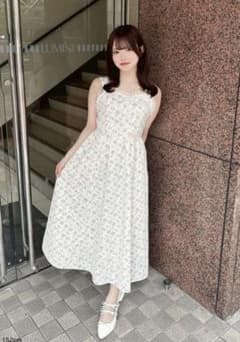 evelyn 花柄レースワンピース　ピンクのサムネイル