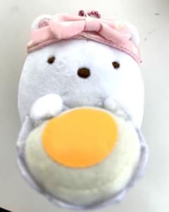 당지 한정 스미코구라시 시로쿠마 온천 달걀 마스코트 봉제인형