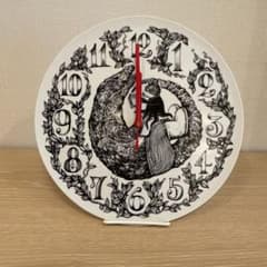 ボリス雑貨店 ヒグチユウコ 掛け時計(電波式) ワニとギュスターヴくん