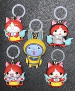 妖怪ウォッチ めじるしアクセサリー ジバニャン USAピョン 5点セットのサムネイル
