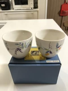 竹久夢二　四季彩湯呑み　二客セット！湯のみのサムネイル