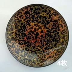 津軽塗 銘々皿 4枚 直径13.5cm - メルカリ