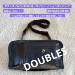 ダブルス／MOUSTACHE／ネイビー ／ショルダーバッグ／2511153 - メルカリ