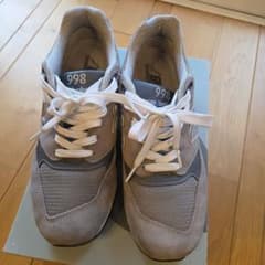 New Balance 998 スニーカー　グレー　ＵＳＡ製のサムネイル