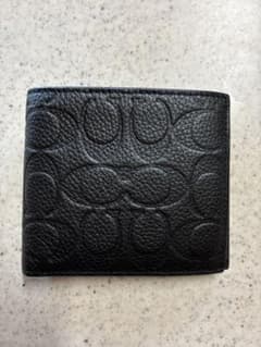 COACH 二つ折り財布 ブラックのサムネイル