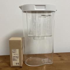 MUJI 無印良品 アクリル浄水ポット カートリッジセット - メルカリ