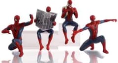 週末値下げ中　訳あり品　スパイダーマン フィギュア 4種セットのサムネイル