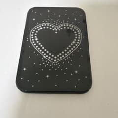 CASETIFY スマホスタンド カードケースハート柄 ブラックのサムネイル