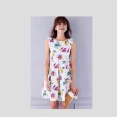 今週まで出品♪お値下げ♪チェリーアン 小鳥柄ワンピース Sサイズのサムネイル
