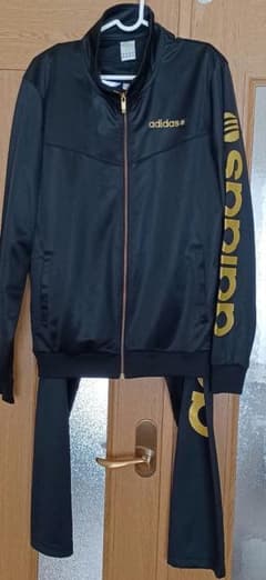 adidas ジップアップジャケット ブラックのサムネイル