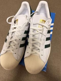 adidas SUPERSTAR gz1604ホワイト×グリーン 未使用のサムネイル