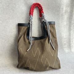 美品✨イアパピヨネ MTA ミックストートバッグ ブラウン A4対応 人気