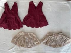双子　スカートとワンピースセット（各２着ずつ）90cmのサムネイル
