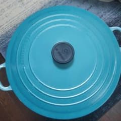 Tモー　Le Creuset 両手鍋 ターコイズ 30 Tモー様専用 Le Creuset 両手鍋 ターコイズ 30 - メルカリ