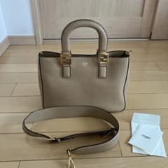 FENDI ROMA 2WAY ショルダーバッグ ベージュ - メルカリ