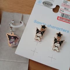 Kuromi Earrings Acrylic Charm