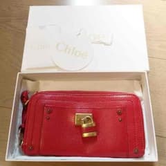 Hanaさま専用★クロエ パディントン長財布  レッドのサムネイル