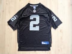 NFL RAIDERS ゲームシャツ フットボールシャツ L ヴィンテージ - メルカリ