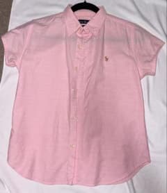 Ralph Lauren 半袖シャツ　スリムフィット　ピンクのサムネイル