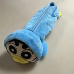 크레용 신짱 봉제 인형 펜 케이스 붓 상자