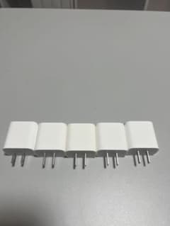 ホワイト 角型充電器 5個セット 20wのサムネイル