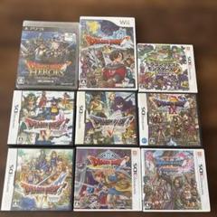 ドラゴンクエストシリーズ ソフトセット　9点 ドラゴンクエストシリーズ ソフトセット 9点