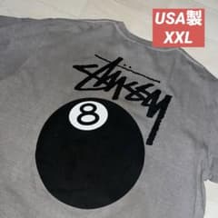 STUSSY黒タグ復刻 8ボール プリントTシャツ USA製 ステューシー - メルカリ