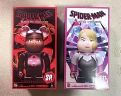 [2 pieces] Spider-Man Bearbrick SP Miles Last Prize Gwen 400%