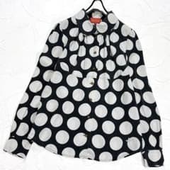 ヴィヴィアンウエストウッド ブラウス シャツ ドット ギャザー オーブ