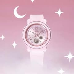 新品・未使用　BABY-G 月 星　ピンクのサムネイル