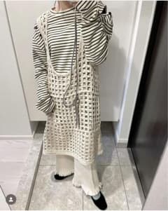 kacch. カッチ 透かし編みニット ワンピースのサムネイル
