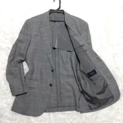 バーバリーロンドン テーラードジャケット 三者混 シルク リネン