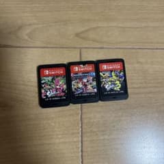 スプラトゥーン2、スプラトゥーン3、マリオカートセットカセットのみのサムネイル