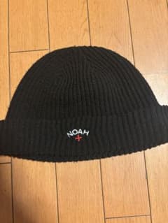 NOAH ブラック ニット帽 - メルカリ