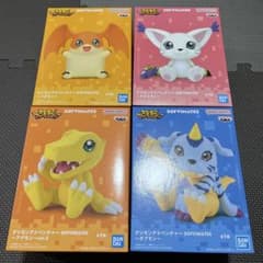 デジモンアドベンチャー　SOFVIMATES ソフビ　4種セット