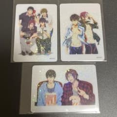 Free! ミニフォトカード　第２弾★ホロ　50枚　セット★ free! ミニフォトカード ホロ レア Free まとめ売り 3枚セット ①