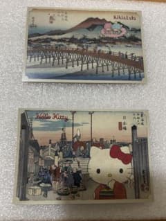 お茶漬けサンリオカード2枚セット HelloKitty, Kiki & Lalaのサムネイル