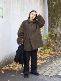LA PEAU DE GEM raglan coat ラグランコート - メルカリ