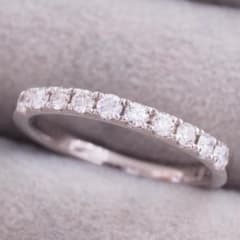 4℃ リング ダイヤ 0.35ct程 ハーフエタニティ リング 8号 Pt900 4℃ リング ダイヤ 0.35ct程 ハーフエタニティ リング 8号 Pt900 - メルカリ