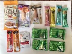 お値下げ‼️キャットフード　まとめ売り　セット　パウチ　おやつのサムネイル