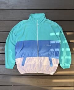 ellesse ナイロンジャケット M 青/緑/ピンクのサムネイル