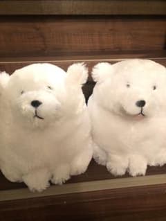 ★むっちりグレートピレニーズ　ぬいぐるみ　2種セットのサムネイル