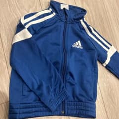 adidas ジップアップジャージ 青 100cmのサムネイル