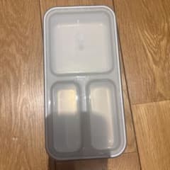 透明プラスチック製⭐︎薄弁当箱⭐︎立てて運べる⭐︎フードマン⭐︎FOODMANのサムネイル