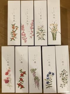 【未開封】カメヤマ 名香「月の花」／9箱セット（開封済み3箱プレゼント）のサムネイル