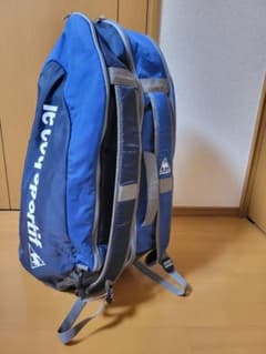 le coq sportif ラケットバッグ ブルー テニス　バドミントンのサムネイル