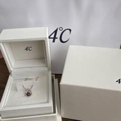 4℃ シルバー ネックレス ドロップモチーフのサムネイル