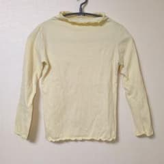 branshes 長袖 カットソー 130cm イエロー フリルのサムネイル