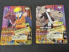 ナルティメットカードバトル　ナルトデータカードダス　ナルト&我愛羅のサムネイル